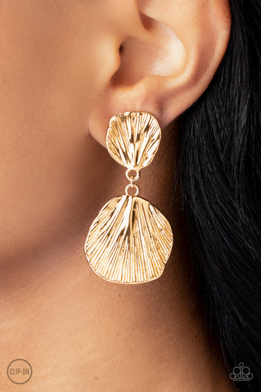 Metro Mermaid - Gold Clip-On